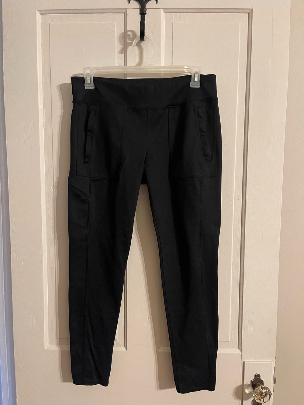 Ridge Cut black leggings
